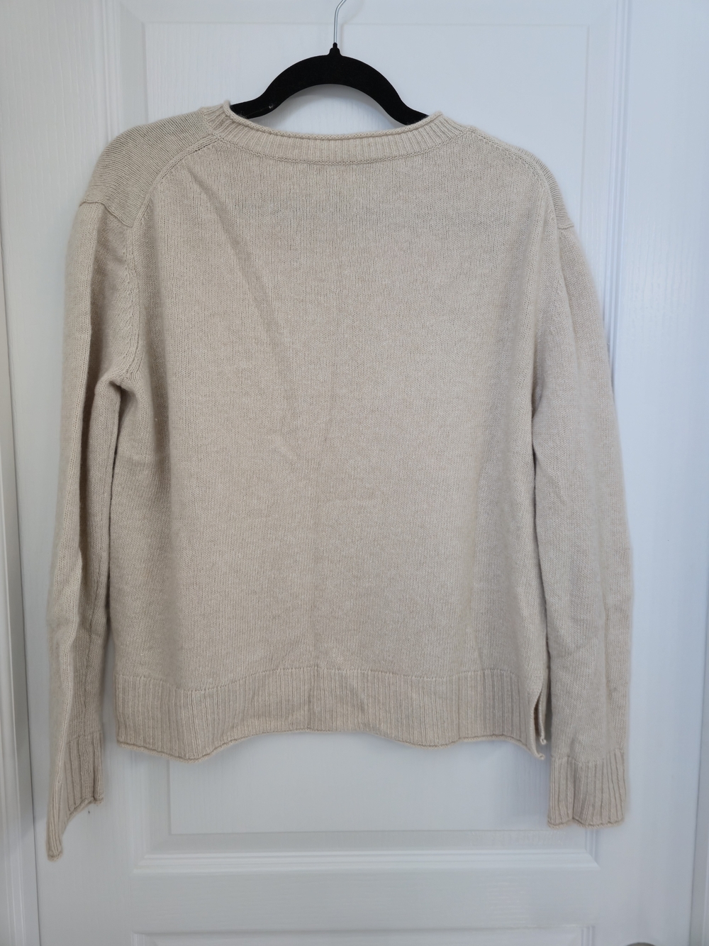 Jenni Kayne Everyday Sweater Oatmeal Wool Cashmere Blend Size S - Picture 8 of 10